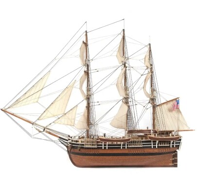 Scale wooden model 1/60 American Whaler Essex OcCre 12006 детальное изображение Корабли Модели из дерева