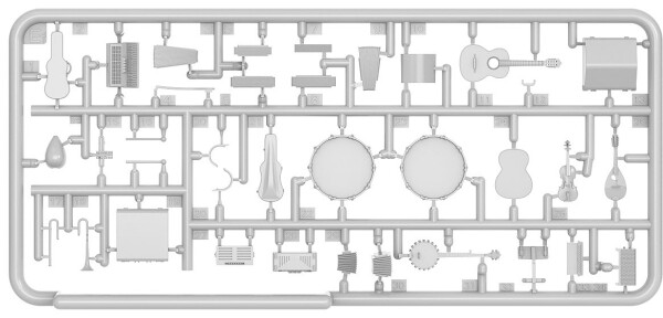 Сборная модель 1/35 Фигуры Уличные музыканты 1930-40-х годов Miniart 38078 детальное изображение Фигуры 1/35 Фигуры
