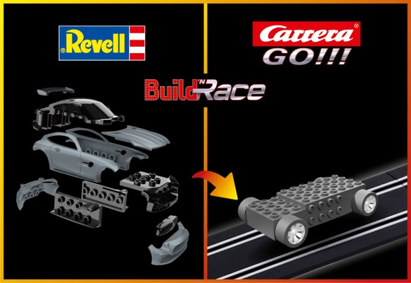 Збірна модель конструктор 1/43 Build'n Race Mercedes AMG GT R (Black) Revell 23152 детальное изображение Автомобили Конструкторы