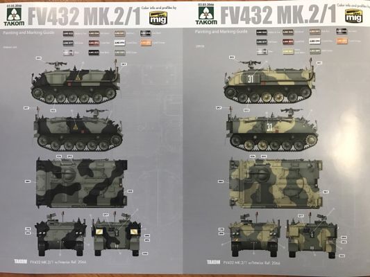 British armored personnel carrier FV 432 Mk.2/1 детальное изображение Бронетехника 1/35 Бронетехника