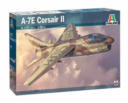 Збірна модель 1/48 Літак A-7E Corsair II Italeri 2797 детальное изображение Самолеты 1/48 Самолеты