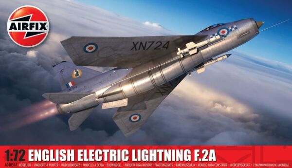 Сборная модель 1/72 Британский истребитель English Electric Lightning F.2A Аирфикс A04054A детальное изображение Самолеты 1/72 Самолеты