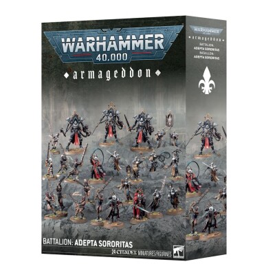 Игровой набор Warhammer 40000 - ARMAGEDDON BATTALION - ADEPTA SORORITAS детальное изображение Адепта Сороритас Армии Империума