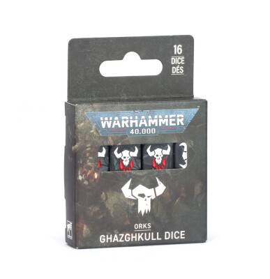 Игровые кубы Warhammer 40000 - ORKS - GHAZGHKULL DICE детальное изображение Кубы WARHAMMER 40,000