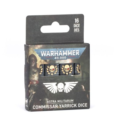 Ігрові куби Warhammer 40000 - ASTRA MILITARUM - COMMISSAR YARRICK DICE детальное изображение Кубы WARHAMMER 40,000