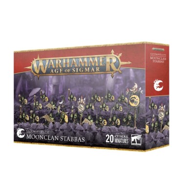 Игровой набор Warhammer AGE OF SIGMAR - GLOOMSPITE GITZ - MOONCLAN STABBAS детальное изображение Мракобесные Гоблины Разрушение