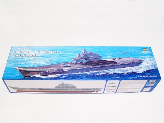 Збірна модель 1/350 Авіанесучий крейсер Admiral Kuznetsov Trumpeter 05606 детальное изображение Флот 1/350 Флот