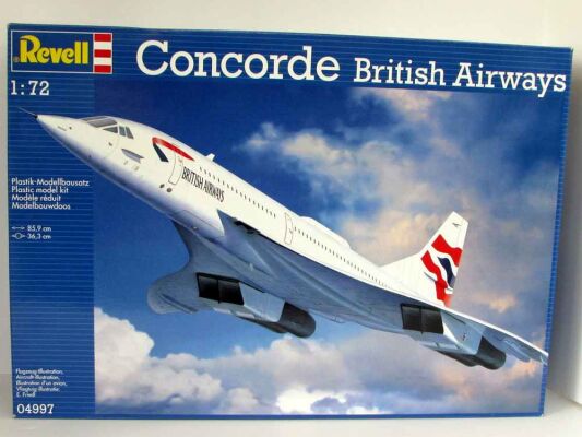 Concorde British Airways детальное изображение Самолеты 1/72 Самолеты