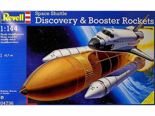 Space Shuttle Discovery &amp; Booster Rockets детальное изображение Космос 