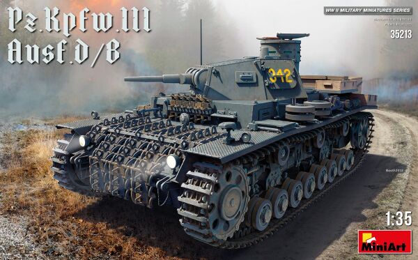 Medium Tank Pz.Kpfw.III Ausf. D/B детальное изображение Бронетехника 1/35 Бронетехника