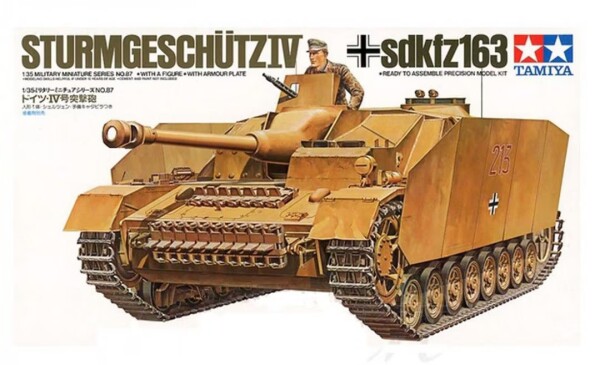 Збірна модель 1/35 танк STURMGESCHUTZ IV Tamiya 35087 детальное изображение Бронетехника 1/35 Бронетехника