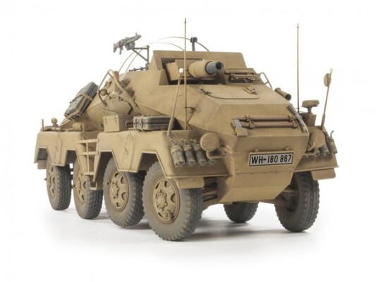 Збірна модель 1/35 Бронеавтомобіль Sd.Kfz.233 (8-колісний) з 75-мм знаряддям AFV Club 35233 детальное изображение Бронетехника 1/35 Бронетехника
