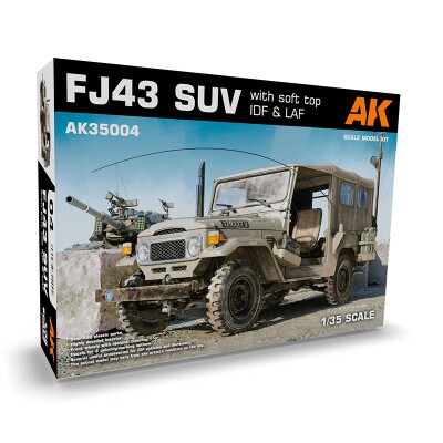 Сборная модель 1/35 Внедорожник FJ43 с мягким верхом IDF и LAF AK-interactive 35004 детальное изображение Автомобили 1/35 Автомобили