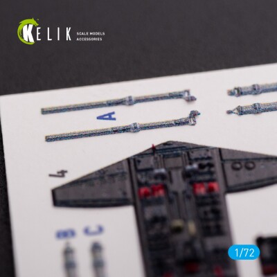 S-2A Tracker 3D interior decal for Hasegawa kit 1/72 KELIK K72082 детальное изображение 3D Декали Афтермаркет