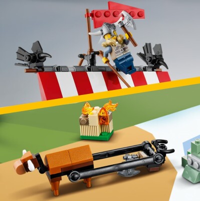 Конструктор LEGO Creator Корабель вікінгів та Мідгардський змій 31132 детальное изображение Creator Lego