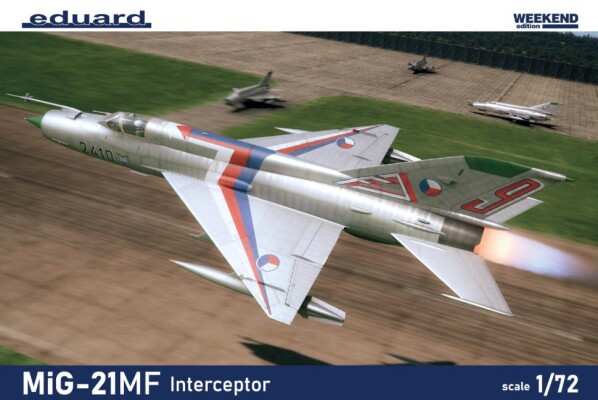 Scale model 1/72 Fighter MiG-21 MF Eduard 7469 детальное изображение Самолеты 1/72 Самолеты