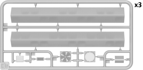 Збірна модель 1/35 Комплект вентиляційних шахт MiniArt 35650 детальное изображение Аксессуары Диорамы
