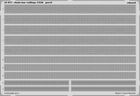 Chain bar railings 1/350 детальное изображение Фототравление Афтермаркет
