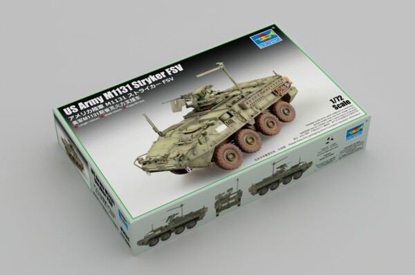 Scale model 1/72 Fire support vehicle M1131 Stryker Trumpeter 07424 детальное изображение Автомобили 1/72 Автомобили