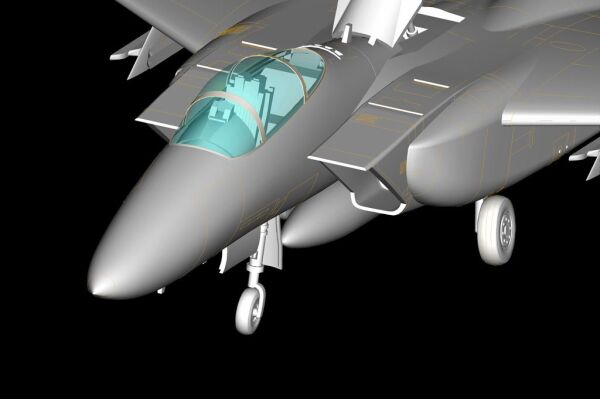 Збірна модель американського винищувача F-15C Eagle Fighter детальное изображение Самолеты 1/72 Самолеты