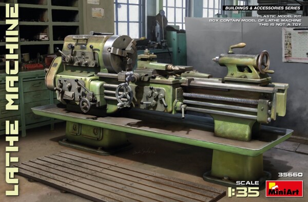 Збірна модель 1/35 Набір токарний верстат MiniArt 35660 детальное изображение Аксессуары Диорамы