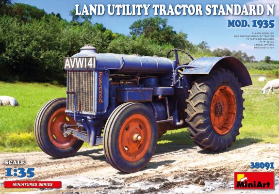 Scale model 1/35 General purpose tractor Standard N (mod. 1935) MiniArt 38091 детальное изображение Автомобили 1/35 Автомобили