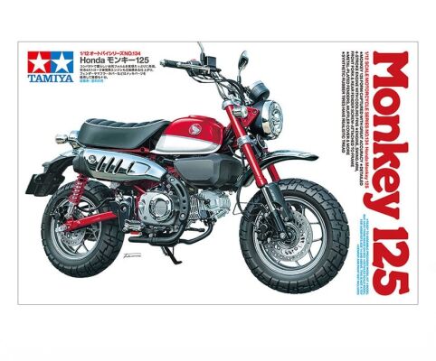 Збірна модель 1/12 Мотоцикл HONDA MONKEY 125 Tamiya 14134 детальное изображение Мотоциклы Гражданская техника