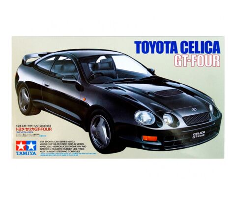 Scale model 1/24 AUTO of TOYOTA CELICA GT-FOUR Tamiya 24133 детальное изображение Автомобили 1/24 Автомобили