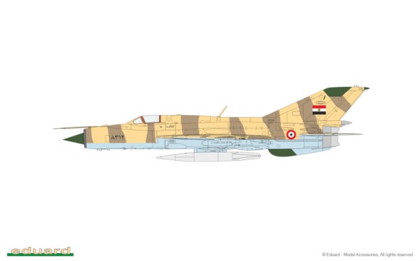 Збірна модель 1/72 Літак MiG-21 PFM Profipack Edition Eduard 70144 детальное изображение Самолеты 1/72 Самолеты