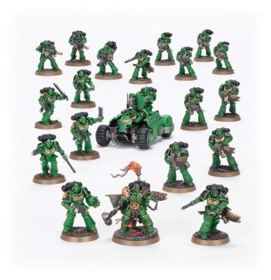 Ігровий набір Warhammer 40000 - COMBAT PATROL - SALAMANDERS детальное изображение Саламандры Космические Десантники