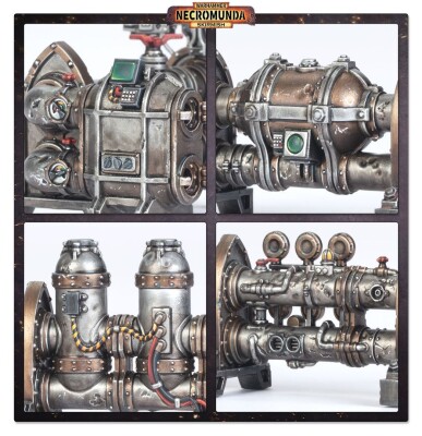 Ігровий набір Warhammer - NECROMUNDA: TERRAIN ZONE MORTALIS: FACTORIA PIPES детальное изображение Necromunda WARHAMMER 40,000