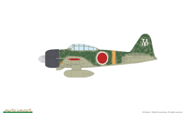 Scale model 1/48 Aircraft A6M3 Zero SAMURAI DUAL COMBO LIMITED Eduad 11168 детальное изображение Самолеты 1/48 Самолеты