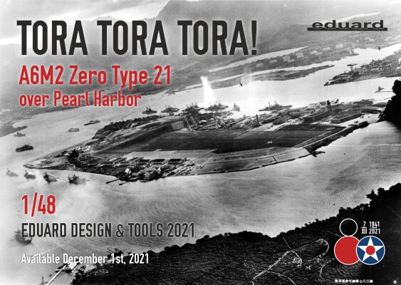 Сборная модель 1/48 Самолет Zero A6M2 Type 21 TORA TORA TORA! LIMITED Эдуард ED11155 детальное изображение Самолеты 1/48 Самолеты