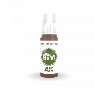 Acrylic paint Nº8 EARTH RED – AFV (FS30117) AK-interactive AK11338 детальное изображение AFV Series AK 3rd Generation