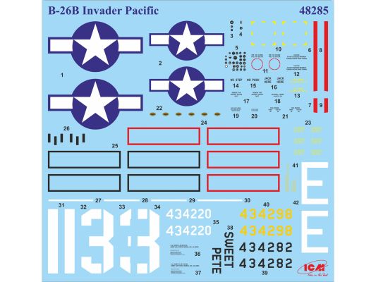 A-26В Invader Pacific War Theater детальное изображение Самолеты 1/48 Самолеты