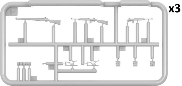 Сборная модель 1/35 Набор пехотного вооружения и оборудования США Миниарт 35329 детальное изображение Аксессуары Диорамы