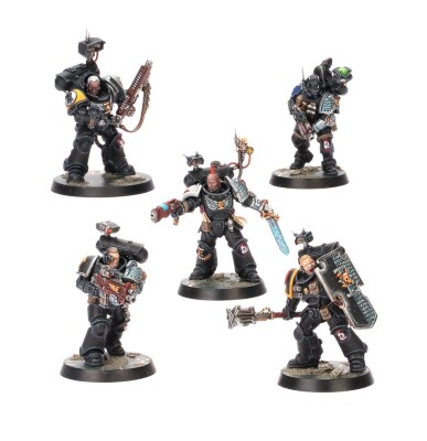 Игровой набор Warhammer 40000 - ARMAGEDDON BATTALION - DEATHWATCH детальное изображение Караул Смерти Космические Десантники