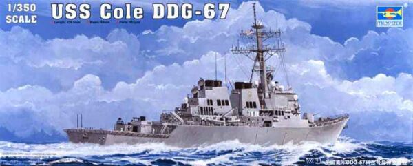 Збірна модель 1/350 Військовий корабель USS Cole DDG-67 Trumpeter 04524 детальное изображение Флот 1/350 Флот