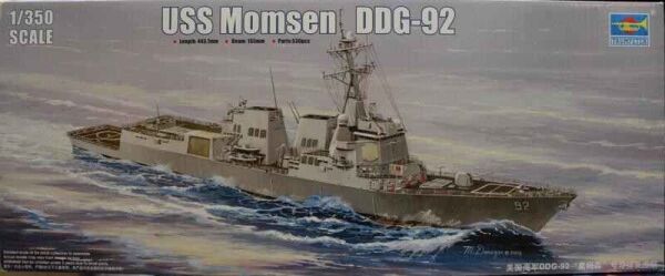 Збірна модель 1/350 Військовий корабель США &quot;Momsen DDG-92&quot; Trumpeter 04527 детальное изображение Флот 1/350 Флот