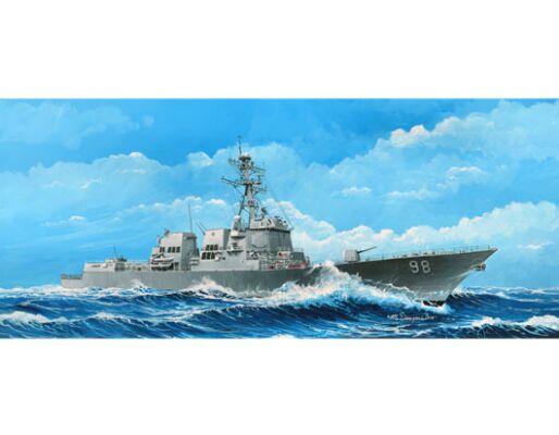 Збірна модель 1/350 Військовий корабель ВМС США Forrest Sherman (DDG-98) Trumpeter 04528 детальное изображение Флот 1/350 Флот