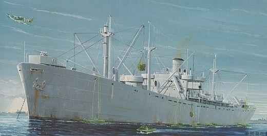 Scale model 1/350 WW2 Liberty Ship S.S. Jeremiah O'Brien Trumpeter 05301 детальное изображение Флот 1/350 Флот