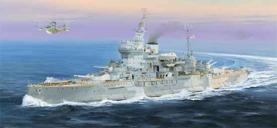 Battleship HMS Warspite детальное изображение Флот 1/350 Флот