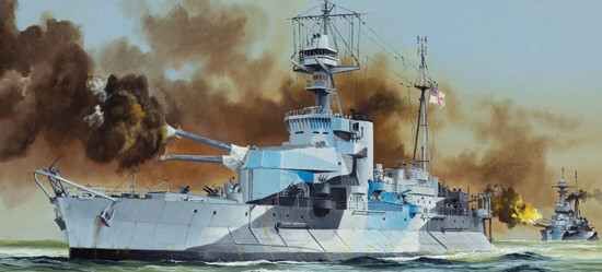 Збірна пластикова модель 1/350 корабель HMS Roberts Monitor Trumpeter 05335 детальное изображение Флот 1/350 Флот