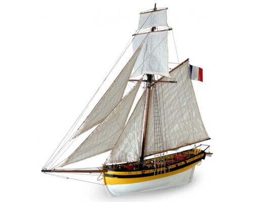 Le Renard 1/50 детальное изображение Корабли Модели из дерева