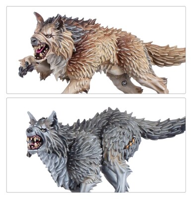 Игровой набор Warhammer 40000 - SPACE WOLVES - WOLF GUARD HEADTAKERS детальное изображение Космические Волки Космические Десантники