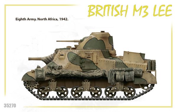 BRITISH M3 LEE детальное изображение Бронетехника 1/35 Бронетехника