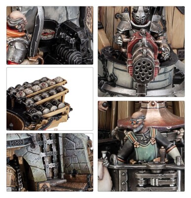 Игровой набор Warhammer AGE OF SIGMAR - CITIES OF SIGMAR -  CANNONADE COGFORT детальное изображение Города Зигмара Порядок