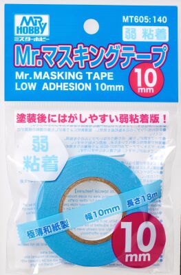 Mr. Masking Tape Low Adhesion (10mm) / Маскирующая клейкая лента низкой адгезии (10мм) детальное изображение Маскировочные ленты Инструменты