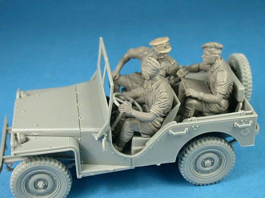 British command vehicle with crew детальное изображение Автомобили 1/35 Автомобили