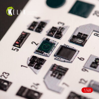 F-14A Tomcat late 3D interior decal for Tamiya kit 1/48 KELIK K48068 детальное изображение 3D Декали Афтермаркет